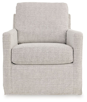 Nenana Next-Gen Nuvella - Stone - Swivel Glider Accent Chair