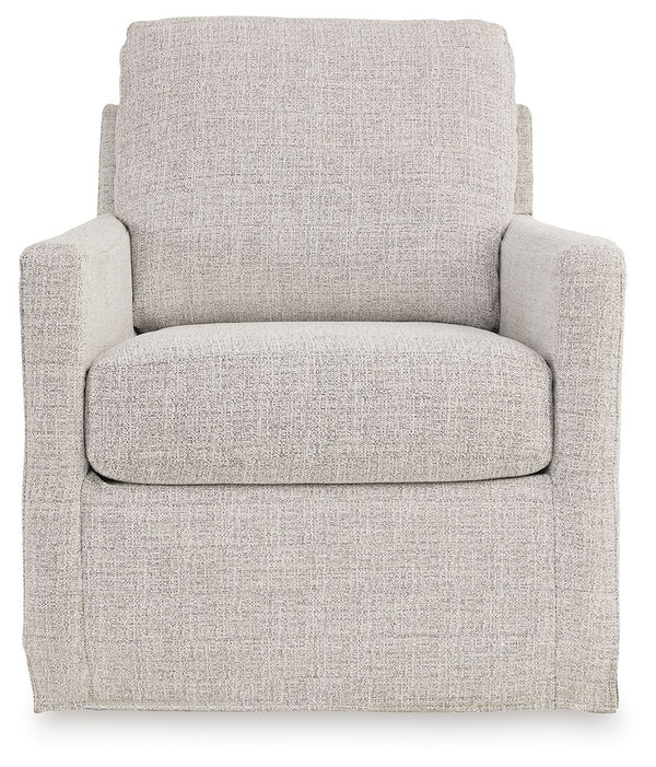 Nenana Next-Gen Nuvella - Stone - Swivel Glider Accent Chair