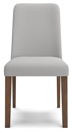 Lyncott - Light Gray / Brown - Dining Uph Side Chair (Set of 2)