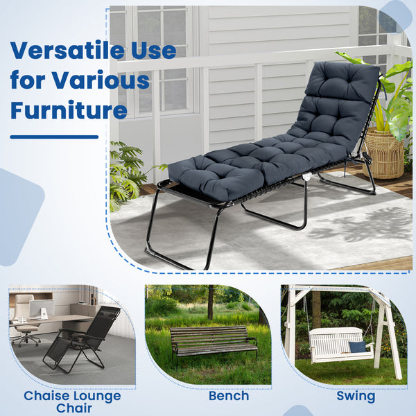 The cushion cover is wear-resistant with a long lifespan <br>The cushion cover is breathable and will not fade easily <br>Thickened cushion with high resilience cotton for optimal comfort <br>Equipped with 4 string ties to keep the cushion firmly attached