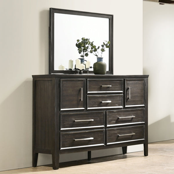 Andover - Dresser & Mirror - Nutmeg