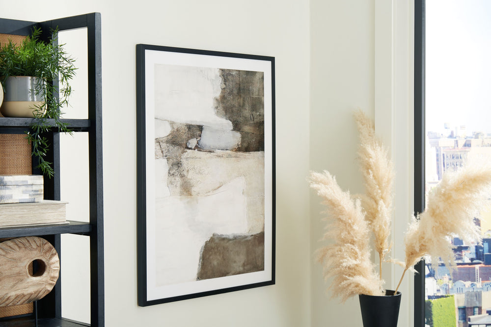 Ground your wall decor with abstract beauty. Crafted with neutral hues, the Aldricton wall art effortlessly complements contemporary interiors. It can hang four ways, so you can easily switch up how itâ€™s styled if you rearrange your space.<br/><br/><b>P