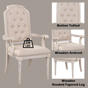  Ply) Wooden Reeded-Tapered Leg Wo