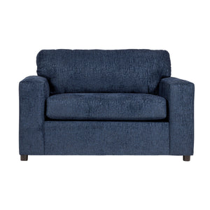  this transitional piece seamlessly blends into any space. Sink into its oversized frame