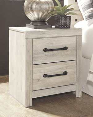  this nightstand makes itself at home. The wispy whitewash palette enhances without covering the grain for that weathered look you crave. Elongated drawer pulls ele