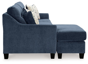Amity Bay - Ink - Queen Sofa Chaise Sleeper