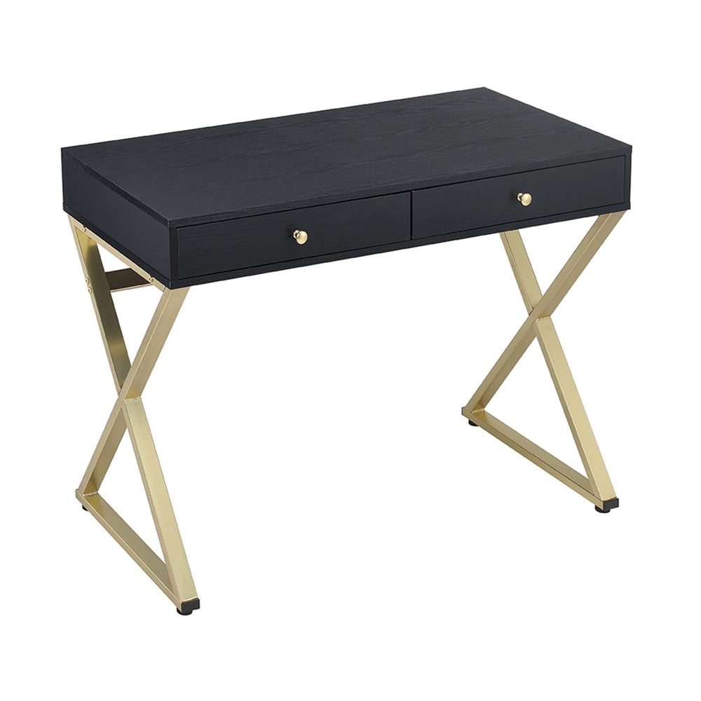 Coleen - Vanity Desk - Black - 50-"L X 24-"W X 9-"H