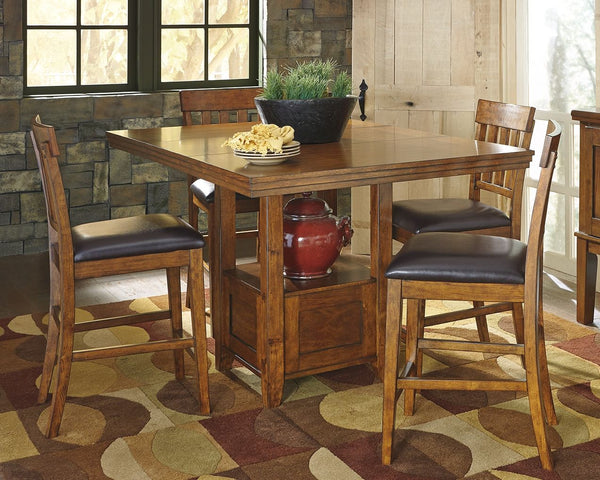  but with warmth and rustic character? Satisfaction is served with this counter height extension dining room table. We love how its gently distressed