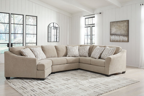  this sectional with cuddler gives everyone room to sprawl out in style. Its contemporary silhouette expertly blends an on-trend aesthetic and everyday comfor