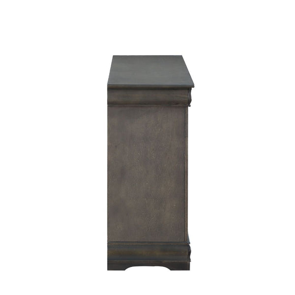  the simple moldings and luxurious pull handles add subtle 
