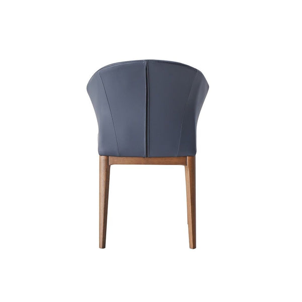 Seraphyne - Side Chair (Set of 2) - Slate & Walnut