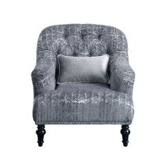 KD Leg, w/1 Pillow â€¢ Features: Button Tufted (Back, Seat & Arms), Nailhead Trim (Arms & Base), (Down Feather Fill Pillows Only) â€¢ Tight Back & Seat Cushion (1+1) â€¢â€¢ CONSTRUCTION â€¢â€¢ SEAT: Full Foam Fill, Inside Frame: Solid Wood â€¢ BACKREST: A