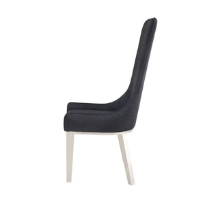 Gianna - Dining Chair (Set of 2) - Black PU & Stainless Steel