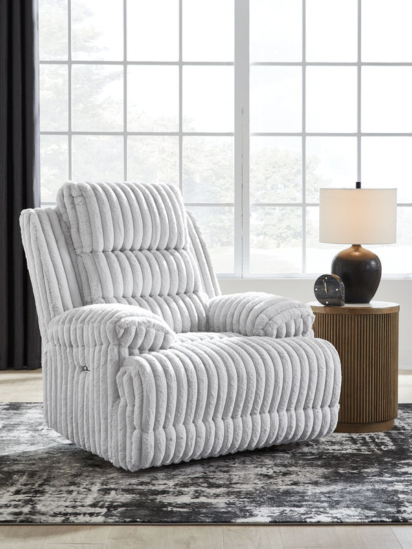  but one look at this power recliner makes us want to settle in and never leave. Thereâ€™s so much to loveâ€”we-'ll start with its cozy corduroy and stylish contemporary design. Did we mention the generous seat and tall back