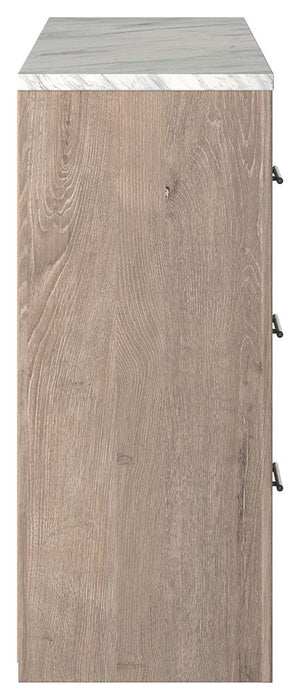 Senniberg - Light Brown - Six Drawer Dresser