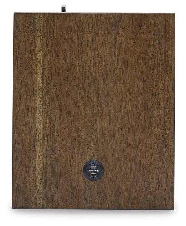 Moriville - Grayish Brown - Chair Side End Table