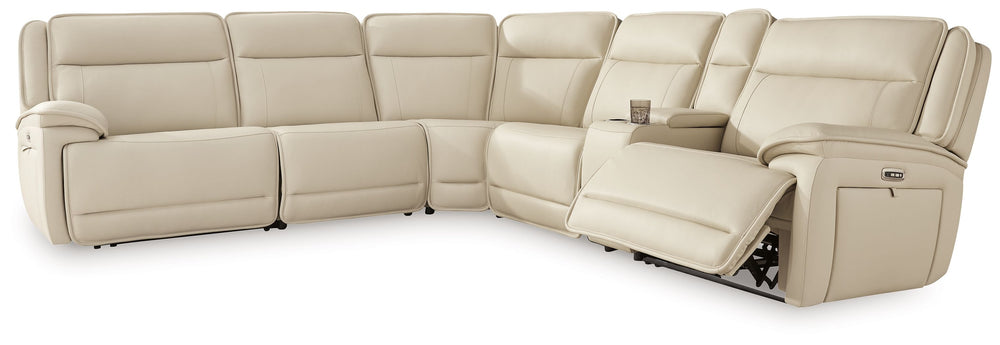 This power sectional is the perfect combination of sleek style and thoughtful functionality. Engineered for comfort and convenience, the set offers concealed storage compartments and endless relaxation. From movie nights to family gatherings, it becomes a