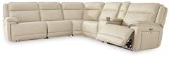 This power sectional is the perfect combination of sleek style and thoughtful functionality. Engineered for comfort and convenience, the set offers concealed storage compartments and endless relaxation. From movie nights to family gatherings, it becomes a