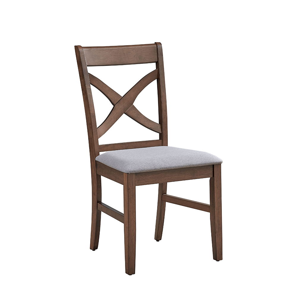 Paired with chairs featuring padded seat cushions, Ferris offers both comfort and style for your dining experience. Ideal for intimate gatherings and family meals, the table-'s timeless design enhances any dining space. Create a warm and inviting atmosphe