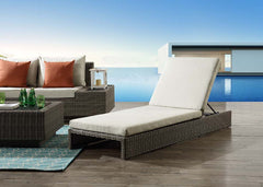 Salena - Patio Lounge Chair - Gray, Dark - 80-'-'L x 29-'-'W x 8-'-'H