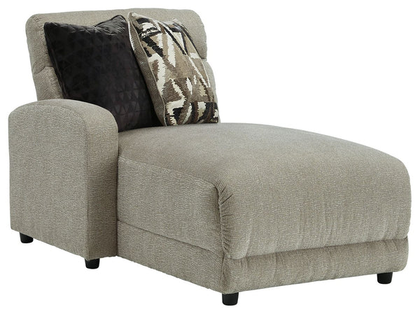 Colleyville - Stone - 4-Piece Power Reclining Sectional With Laf Press Back Power Chaise
