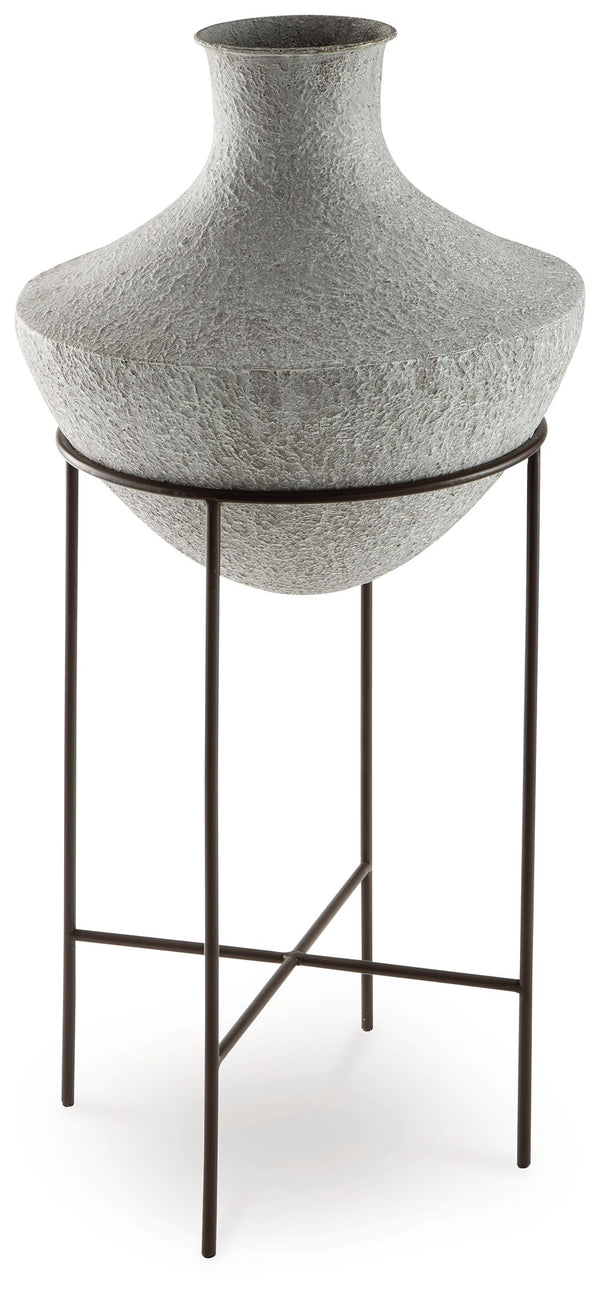 Estonbank - Distressed Cream - Vase - 35"
