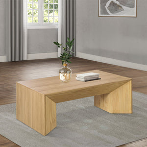 Embrace a fusion of modern simplicity and robust construction with the Harold collection. This contemporary set features thickened tabletops that exude strength and style. The inviting brown finish brings warmth, transforming your living space into a cozy