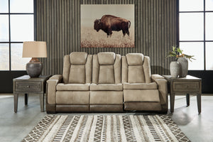 Next-Gen DuraPella - Sand - 3 Pc. - Power Sofa