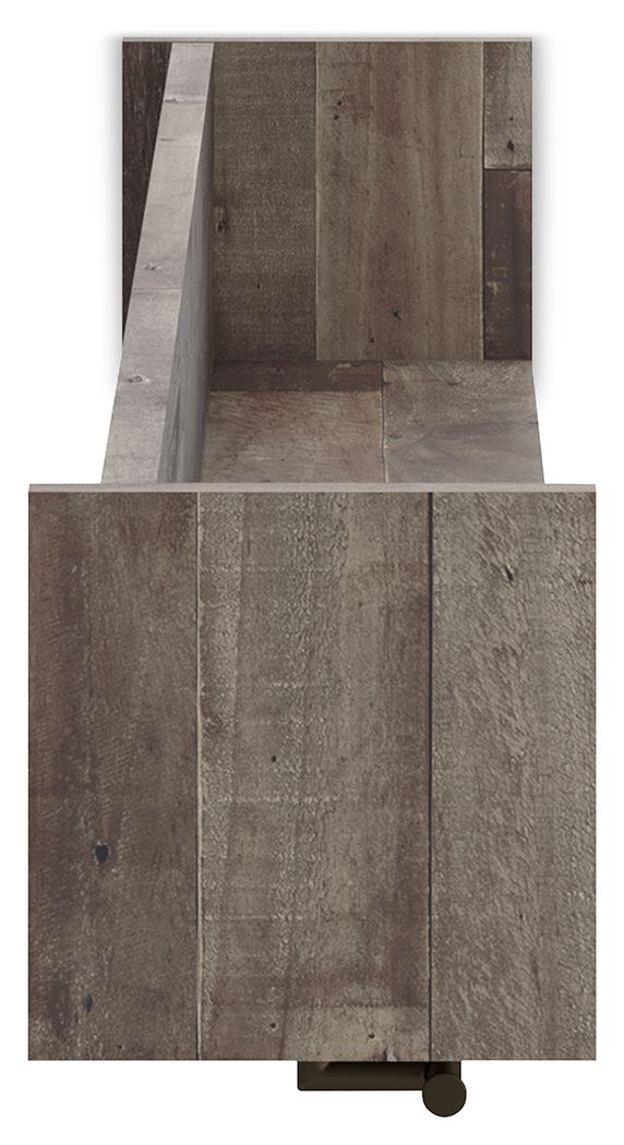 Neilsville - Black / Gray - Wall Mounted Coat Rack w/Shelf