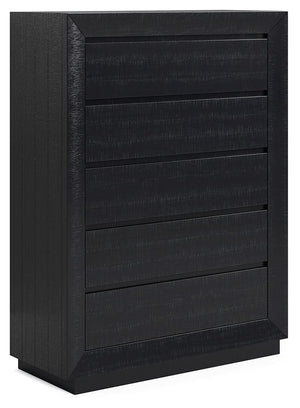 The heavily distressed surface of this chest of drawers reflects balance between farmhouse and contemporary style. With streamlined storage and a timeless design thatâ€™s equal parts cool and casual, it offers uncomplicated sophistication with a modern ed
