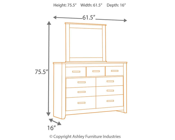 Brinxton - Charcoal - Dresser
