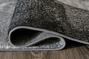 Brycebourne - Black / Cream / Gray - Medium Rug