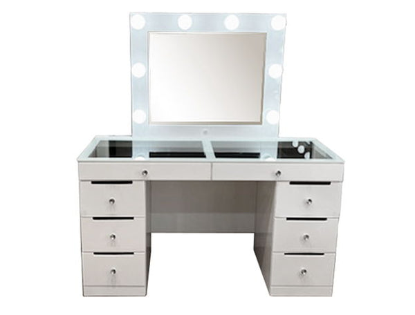 Luxo - Vanity - White<h4><b>Luxo - Vanity Top With LED - White</b></h4> <table width="100%"><colgroup><col style="width: 30%"> <col style="width: 70%"> </colgroup> <tbody> <tr> <td>Dimensions</td> <td> 35.24"L x 6.46"D x 29.76"H</td> </tr> <tr> <td>Weight