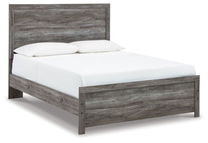 Bronyan - Dark Gray - Queen Panel Bed - 7 Pc. - Dresser