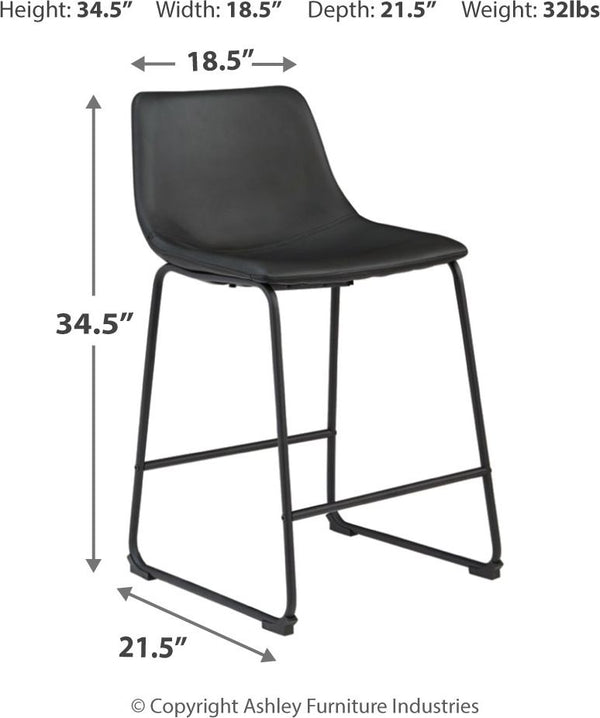 Centiar - Black / Gray - 5 Pc. - Counter Table