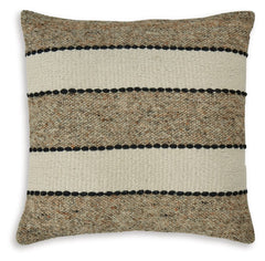 Teeming with texture, this pillow makes a fresh design statement. With stripes that delight and hues that create a warm and cozy feeling, it adds a touch of modern elegance to your home-'s decor.<br/><br/><b>Product Features</b><ul><li>Made with wool/cott