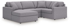 Looking cool and contemporary is great. But when it comes down to it, youâ€™re all about low-maintenance lounging. With the performance fabric on this sectional with chaise, cleaning spills is a breeze. And its customizable modular design caters to your e