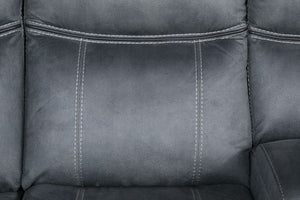 Dollum - Sectional Sofa - 2-Tone Gray Velvet