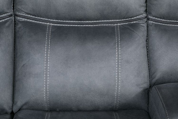 Dollum - Sectional Sofa - 2-Tone Gray Velvet