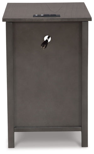 Treytown - Gray - Chair Side End Table