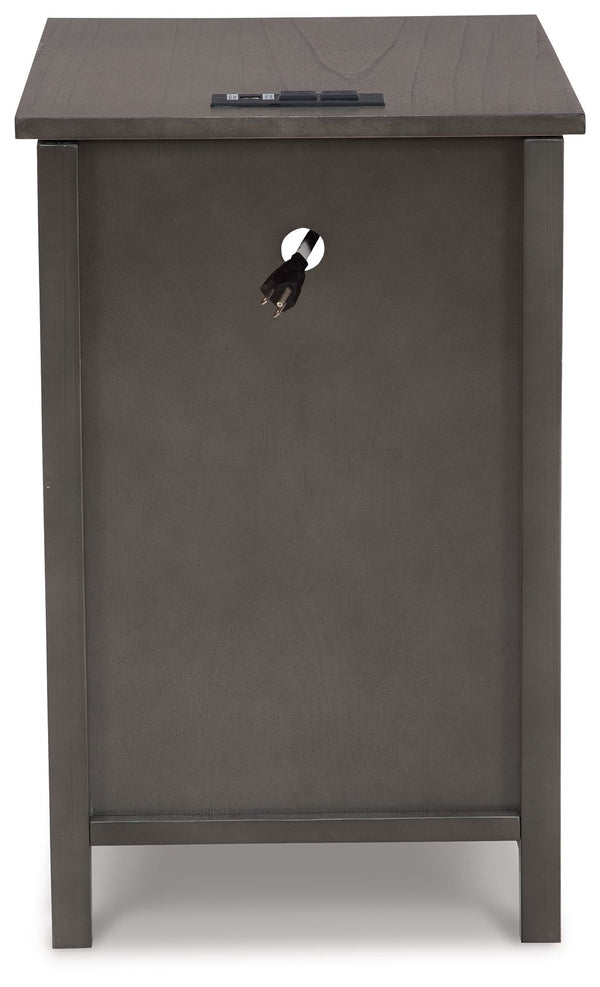 Treytown - Gray - Chair Side End Table
