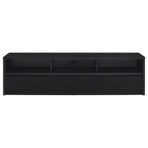 Rutland - 78## 3-Drawer TV Stand Media Console - Black