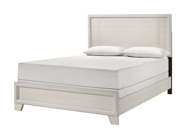 This elegant bedroom collection presents a sophisticated ensemble perfect for creating a refined modern aesthetic in your sleeping quarters. The suite features a sleek, minimalist design with crisp, clean lines and a lustrous white finish that exudes cont