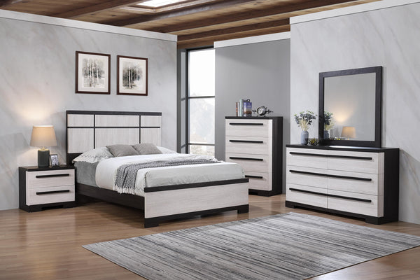 Remington - Queen Bed - Black & White