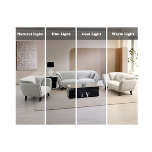 Nayeli - Loveseat - Light Gray Boucle