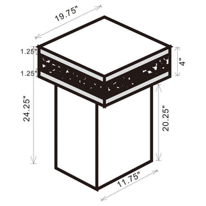  creating a sleek flair. Glittering acrylic crystals lin