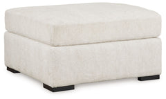 Reflect your uniquely versatile style personality with this oversized accent ottoman. Its plush upholstery creates an ultra-soft spot to stretch out. And when you-'re ready to refresh your aesthetic? The ottoman-'s transitional silhouette and neutral hue 