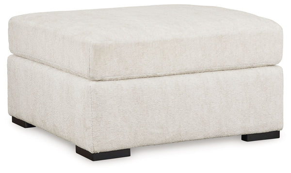 Reflect your uniquely versatile style personality with this oversized accent ottoman. Its plush upholstery creates an ultra-soft spot to stretch out. And when you-'re ready to refresh your aesthetic? The ottoman-'s transitional silhouette and neutral hue 