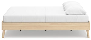 Cabinella - Tan - Queen Platform Bed