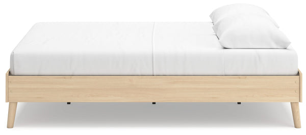 Cabinella - Tan - Queen Platform Bed